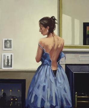 Jack Vettriano Painting - el vestido azul Contemporáneo Jack Vettriano